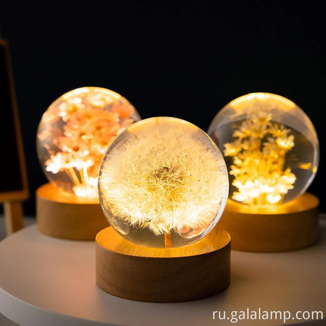 Вечный цветочный ночной свет, подарок, который никогда не увядает